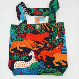 "In the Jungle the Mighty Jungle" sustainable tote bag